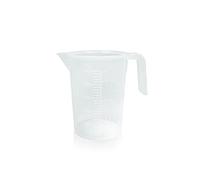 Appletofu Pichet gradué en plastique - 500 ml - Gobelet doseur pour liquide, 0,5 litre - Pichet de mesure empilable en polypropylène de qualité alimentaire avec poignée et bec verseur.