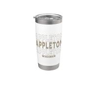 Appleton vintage, Wisconsin Gobelet isotherme en acier inoxydable double paroi