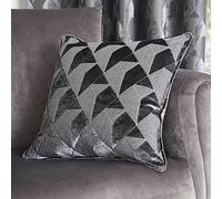 Appletree Boutique - Quentin - Coussin Garni Jacquard - 43 x 43 cm - Argent