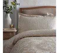 Appletree Heritage - Elysia - 1 taie d'oreiller à bord Oxford en jacquard - 50 x 75 cm en champagne