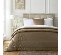 Appletree Heritage Harlan Couvre-lit en Velours Taupe 235 x 235 cm