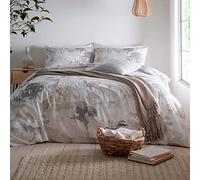 Appletree - Housse de Couette Lin Paysage - Lit Super King Size (260x220cm) - Doux 100% Coton - 2 Taies d'Oreiller - Aquarelle Art Literie en Naturel - Housse de Couette Lin - Couette Imprimé Abstrait