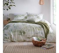 Appletree Loft - Edale - Parure de lit 100% Coton - Taille lit Simple - Vert