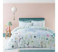Appletree Style - Alfresco - Parure de lit 100% Coton - pour lit Super King Size - Bleu Canard