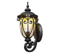 Applexion murale extérieure à 1 lumière, noir, teinte en verre à tête de série, éclairage à montage noir, luminaire, lumières extérieures pour la maison, cuisine, éclairage extérieur, intérieur,