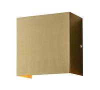 Applexion murale Lumière, LED contemporain Tous les applications murales en cuivre, lampe murale en haut des lumières murales intérieures, 12W Houleur Mural Éclairage pour la chambre à coucher, rue,