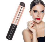 Applicateur à lèvres en silicone - Brusque à lèvres doux à pointe ronde, outil de beauté portable | Brosse douce à lèvres à lèvres pour une finition lèvre plus lisse, un look plus complet et une prépa