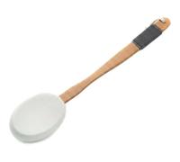 Applicateur Crème Dos Long Manche en Bois, Brosse pour le Dos et Applicateur de Lotion pour Seniors, Brosse Douche Antidérapante, Lavage Dos pour Application de Crème Solaire et Hydratante