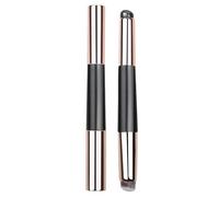 Applicateur de baume à lèvres, applicateur à lèvres en silicone - Applicateur de fard à paupières en silicone,Conception à double tête Stick d'assistance portable réutilisable pour les femmes Men Cosm