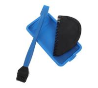 Applicateur de Colle à Bois en Silicone Réutilisable pour Ateliers | Pinceau, Bac et Spatule Inclus, Prise Ergonomique, Léger, Facile à Nettoyer, pour Adhésifs