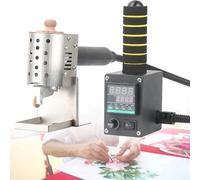 Applicateur de colle à rouleau thermofusible à poussée manuelle, rouleau adhésif thermofusible commercial, température réglable de 50 à 220 ℃, pour l'emballage et les produits en cuir,50ml-8mm