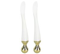 Applicateur de CR è me pour Les Yeux en m é tal spatule à Double extr é mit