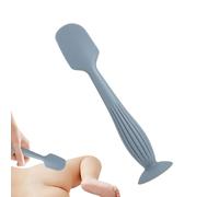 Applicateur de crème à couches, applicateur de pommade avec aspiration - Spatule d'applicateur de pommade en silicone - Outil de soins corporels doux et sûr pour la maison, la sortie quotidienne, les