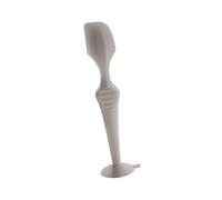 Applicateur de crème pour couches de nouveau-né - Outil de grattage en silicone souple - Spatule de soin des fesses avec base à ventouse