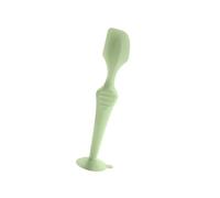 Applicateur de crème pour couches de nouveau-né - Outil de grattage en silicone - Spatule de soin des fesses avec support à ventouse - Spatule pour les fesses de bébé