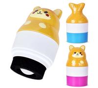 Applicateur de Crème Solaire, 2 Pièces Applicateur de Crème Solaire Type, Bâton Applicateur De Crème Solaire À Rouleau Rechargeable Avec Boule À Rouler, pour Enfants, Adultes et Familles