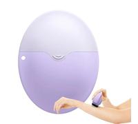 Applicateur de crème solaire pour enfants, applicateur de crème solaire rechargeable, étanche avec boule roulante et éponge, distributeur portable de crème solaire (violet)