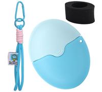 Applicateur de Crème Solaire pour Enfants, Brosse 55ml avec Capuchon Protecteur Sans BPA Recharge Roll-On Éponge Portable Lotion Solaire Applicateurs pour Enfants Adultes Familles (Bleu)