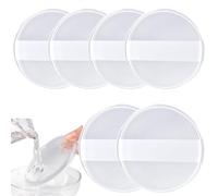 Applicateur de crème visage rond en silicone | Applicateur en silicone souple de 9 cm de diamètre pour le corps des pieds, femmes, adultes, personnes âgées, maquillage
