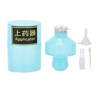 Applicateur de cuir chevelu, peigne fluide pour tête de cuir chevelu, dispositif applicateur de traitement capillaire, outil de croissance pour la médecine (bleu)