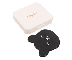 Applicateur de Lotion Jambes en Tpr Noir, Forme Ours, Réutilisable | Usage Maison et Voyage, Couverture Complète du Corps, Résiste à Déformation, Étui de Rangement