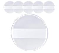 Applicateur de lotion rond en silicone de 9 cm - Réutilisable | Matériau en silicone doux et lavable, design rond de 9 cm, surface non poreuse, pour autobronzage