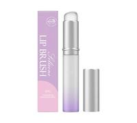 Applicateur de maquillage en silicone - Pinceau à lèvres en silicone - Fournitures de beauté pour crème liner fard à paupières, baume brillant, gommage à domicile, voyage, jour, matin, nuit