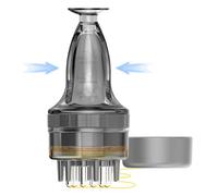 Applicateur de minoxidil, application rapide et efficace sans désordre pour sérum capillaire petit outil applicateur de minoxidil, flacon applicateur de cheveux, brosse minoxidil, peigne applicateur