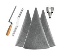 Applicateur de mortier ergonomique Sac anti-fuite Design professionnel Outil d'installation pour les traitements muraux Non obstrué Entonnoir pour céramique