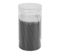Applicateur de pinceaux Noirs, Baguettes cosmétiques pour Les Yeux, Eye-Liner, Crayons à lèvres, Outil de Maquillage avec récipient, 100 pièces