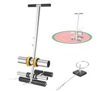 Applicateur de ruban adhésif de sol avec kit de cercle de dessin, machines de marquage pour parking, terrain de basket-ball, avertissement de route, rouleaux en caoutchouc, facile à utiliser