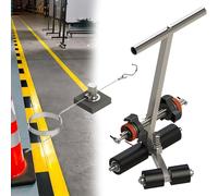 Applicateur de ruban adhésif de sol pour terrains de sport, machine de marquage de ligne pour basket-ball, carrelage, béton et asphalte - Outil durable pour des lignes et des cercles précis