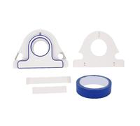 Applicateur de ruban de masquage CheoTime, outil de bande de peintre de 25 mm de large avec entretoise et grattoir, distributeur pour des lignes précises sur la porte de garniture
