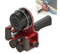 Applicateur de ruban de masquage d'angle, distributeur de ruban de masquage texturé avec largeur maximale de 5cm, espacement de 0-5cm, machine à coller le papier pour les angles intérieurs