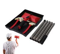 Applicateur de tampon de peinture d'angle de plafond - Outil de peinture à poignée extensible, rouleau de revêtement de précision pour surfaces en bois, clôture, terrasse, meubles | Amélioration de la