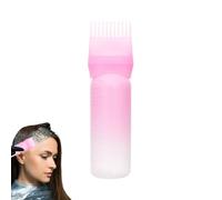 Applicateur de teinture pour cheveux, brosse à peigne à huile à huile réutilisable réutilisable de 6 onces | Peigne portable pour cuir chevelu sur une échelle graduée pour la maison, la beauté