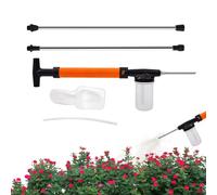 Applicateur de terre de diatomée - avec arroseur à 2 rallonges - Distributeur de terre de diatomées, pour extérieur, jardin, pelouse, intérieur, maison, jardin, serre, ferme