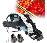 Applicateur d'étiquettes de codes-barres portable pour surfaces plates et incurvées, 2 piles incluses