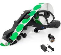 Applicateur d'étiquettes électrique, étiqueteuse de codes-barres portable avec piles rechargeables, pour bouteilles et boîtes rondes, longueur d'étiquette 15 à 80 mm, idéale pour les entrepôts et