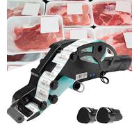 Applicateur d'étiquettes électrique portatif pour surfaces plates et incurvées, prend en charge différentes formes d'étiquette, idéal pour des tâches d'étiquetage efficaces