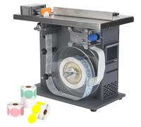 Applicateur d'étiquettes, précision à angle droit pour étiquetage, précision ± 0,5 mm, diamètre du tube 195 mm, idéal pour l'emballage de cosmétiques et de produits