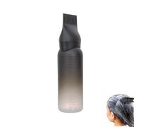 Applicateur d'huile capillaire de 6 onces avec peigne - Colorant de racines professionnel et flacon de traitement | Récipient de mélange de shampooing réutilisable avec échelle de mesure, teinté pour