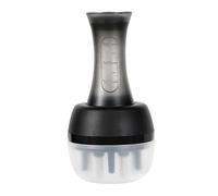 Applicateur d'huile capillaire, distributeur de liquide pour cuir chevelu, flacon à buse de précision, design étanche, léger, portable, fabriqué à partir de silicone PP, boule à ressort, 4 x 4 x 7 cm