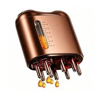 Applicateur d'huile capillaire électrique pour cuir chevelu 6 ml, marron | Applicateur de sérum capillaire, applicateur de sérum pour cuir chevelu, distributeur d'huile pour cheveux, outil d'huile