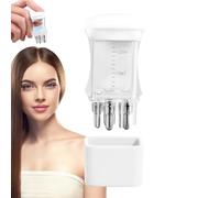 Applicateur d'huile de cuir chevelu - graduée - Distributeur de liquide - Sérums capillaires - Petite distribution d'huile capillaire portable - Dispositif de soins du cuir chevelu à flux lisse