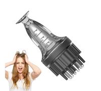 Applicateur d'huile générique pour cuir chevelu - Peigne applicateur de cuir chevelu - Comb Masseur - Outil de soin des cheveux avec couvercle en silicone flexible pour le voyage