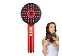 Applicateur d'huile pour cheveux, masseur capillaire avec applicateur d'huile pour cheveux, peigne multifonction - Peigne masseur électrique à 3 modes, brosse applicateur pour cheveux