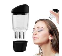 Applicateur d'huile pour cuir chevelu - Mini peigne 3 x 1,8 x 6,5 cm, bouteille TPE polystyrène PP, peigne liquide de précision avec conception à débit doux | Huileur de cheveux portable pour la maiso