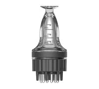 Applicateur d'huile pour cuir chevelu - Peigne de massage, ABS 7,8 x 3,3 cm | Bouteille de distribution uniforme avec couvercle, appareil de massage à absorption accrue pour la routine de soins capill