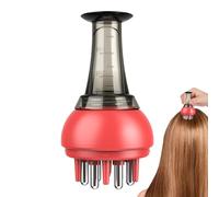 Applicateur pour cheveux : peigne anti-fuite, brosse de massage portable, outil de soin de la croissance, bouteille protectrice | Applicateur pour cuir chevelu pour voie